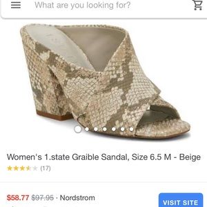 Snakeskin Wedge heel